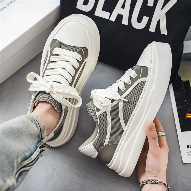 Damen Sportliche und modische Plateausneaker EB
