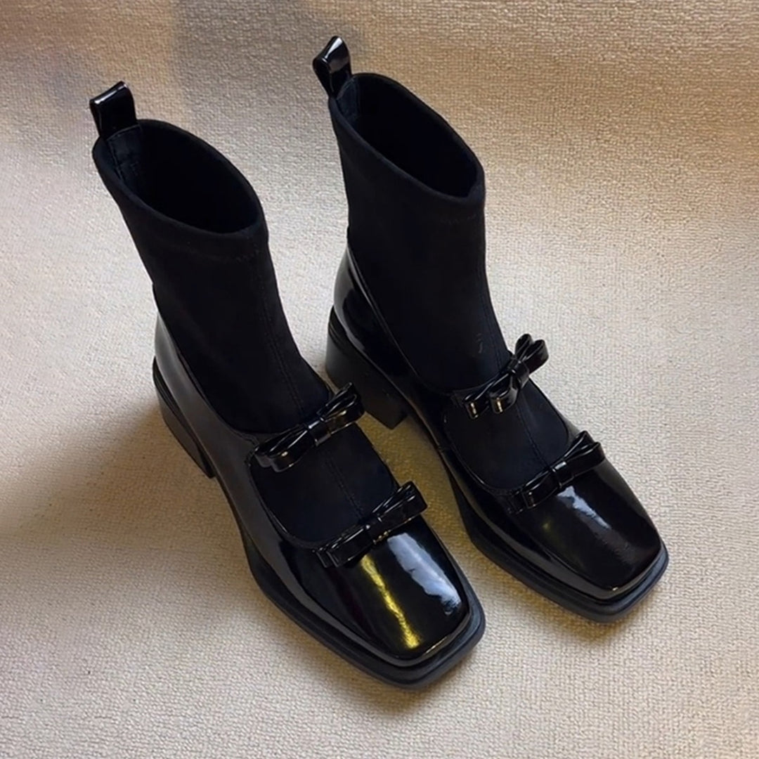 Damen elegante Stiefeletten mit komfortablem Stretchschaft von EB