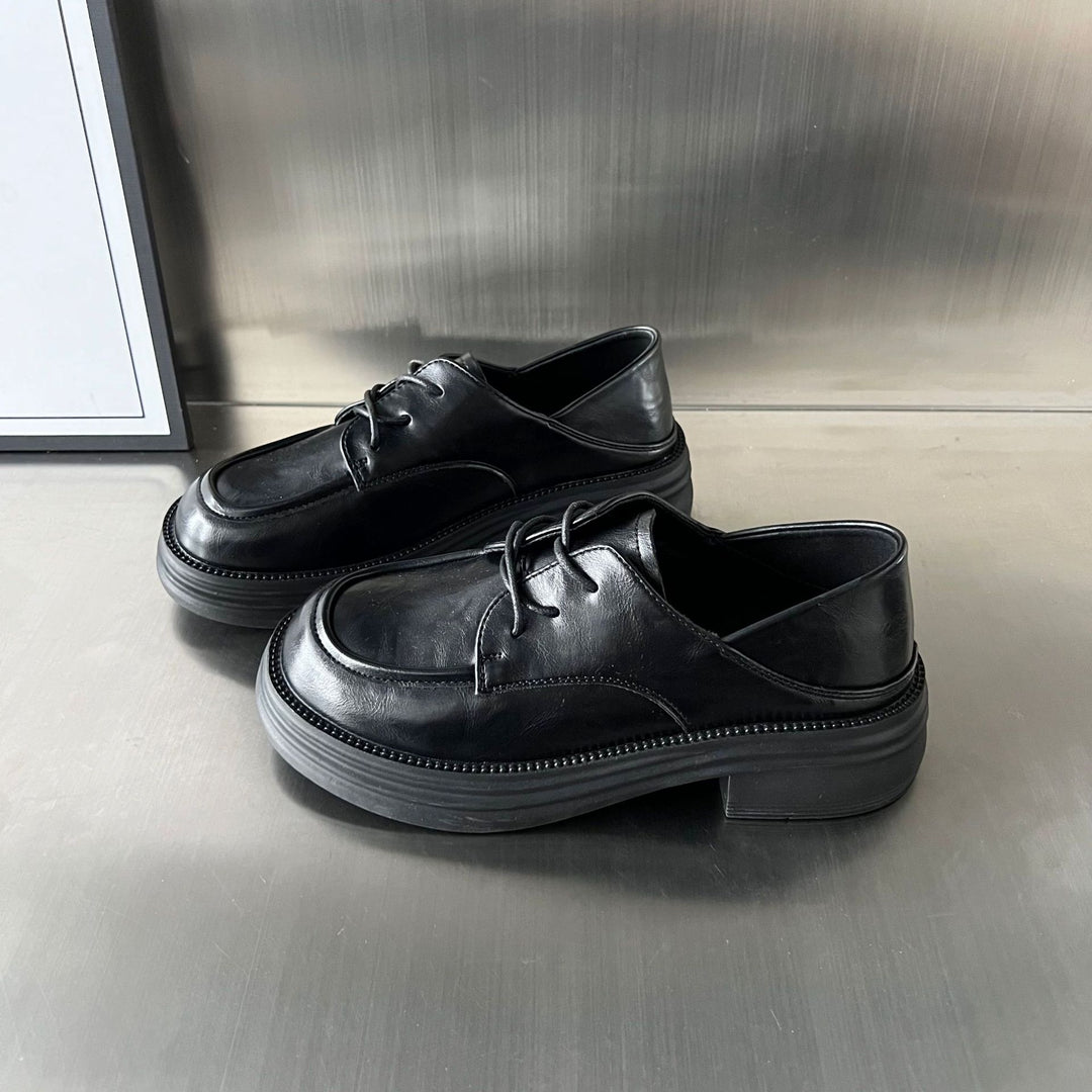 Damen Chunky Derby Schuhe mit bequemem Fußbett und modischem Design EB