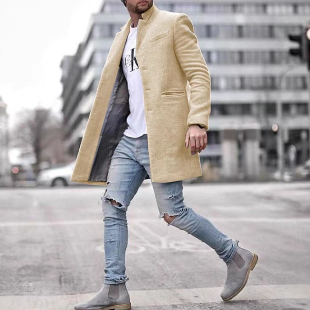Herren eleganter Langmantel EB