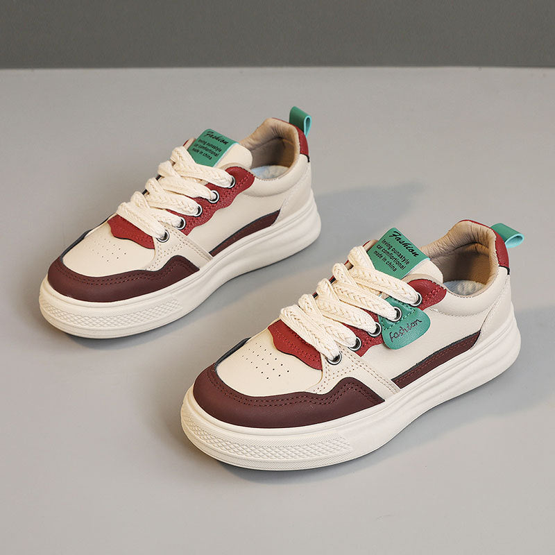 Damen modische Sneakers mit sportlicher Dämpfung und atmungsaktiver Oberflächenstruktur EB