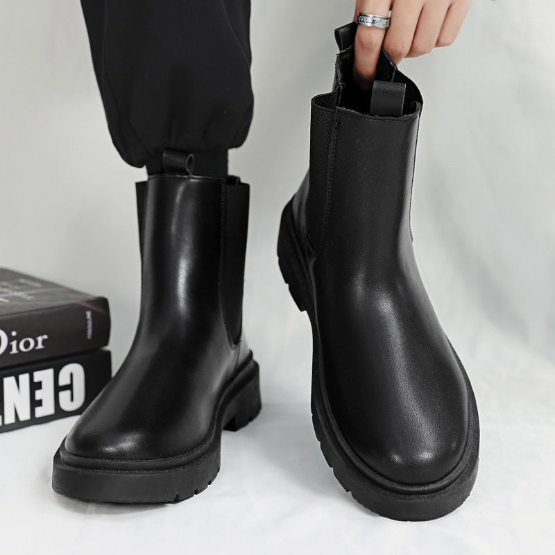Damen Elegante Chelsea-Stiefel mit robustem Gummizug und rutschfester Sohle EB