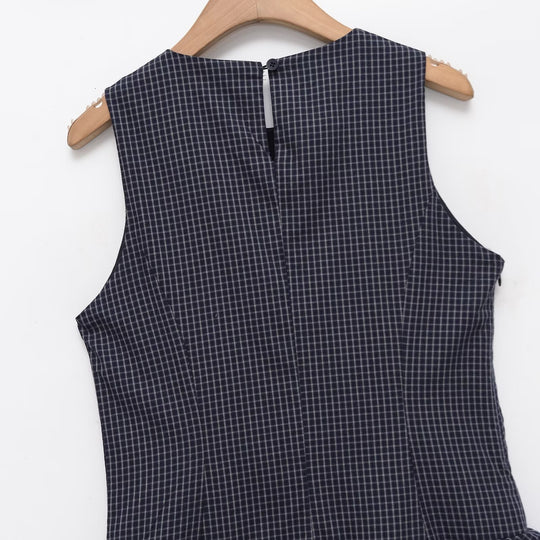 Damen Raffiniertes Sommerkleid mit voluminösem Rüschensaum und elegantem Muster EB
