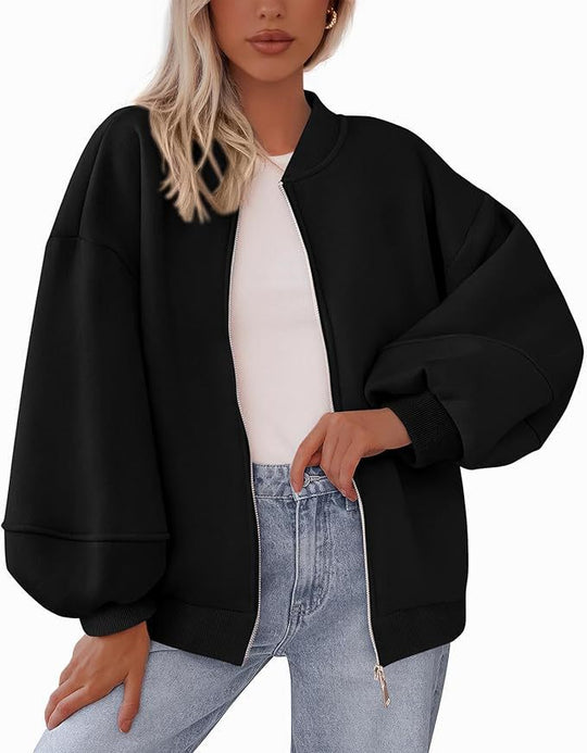 Damen modische Oversized-Jacke EB