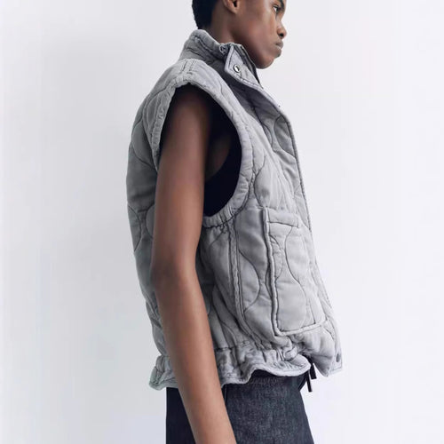Damen Weste mit Steppdesign EB