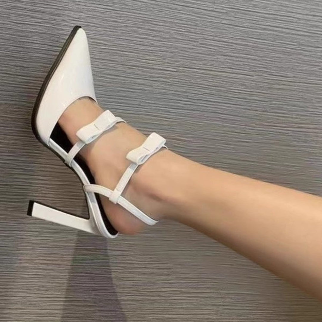 Damen elegante Slingback-Pumps mit hohem Absatz EB