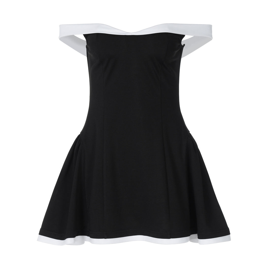 Damen Off-Shoulder Kleid EB