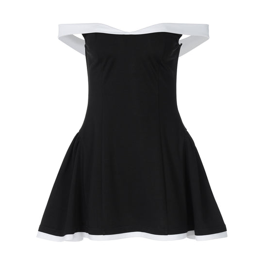 Damen Off-Shoulder Kleid EB