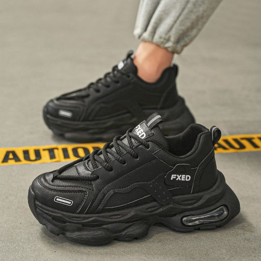 Damen Sportliche Chunky Sneakers mit atmungsaktivem Obermaterial und dämpfender Sohle EB
