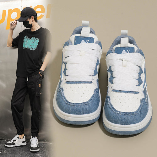 Damen Sportliche Sneakers mit modischem Denim-Design und innovativer Sohle EB