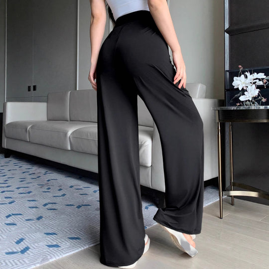 Damen Hochtaillierte Palazzo-Hose EB