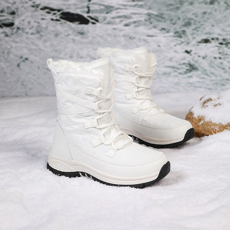 Damen Winterstiefel mit isoliertem Futter und rutschfester Sohle EB