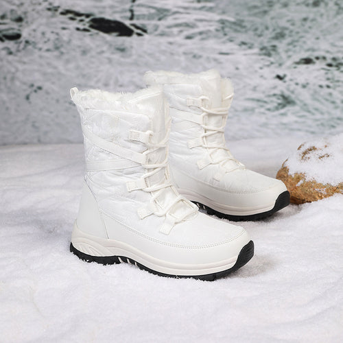 Damen Winterstiefel mit isoliertem Futter und rutschfester Sohle EB