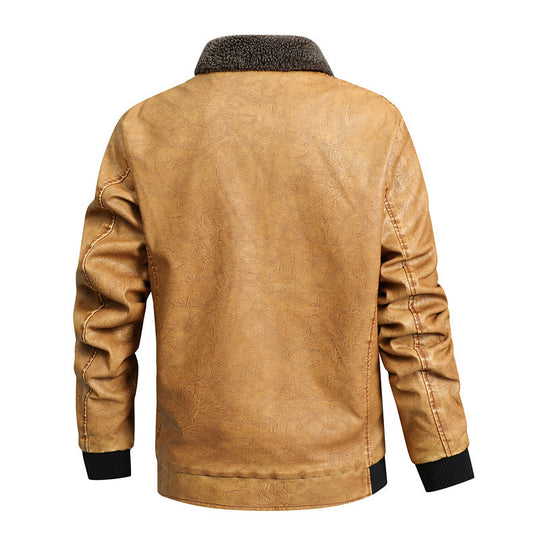 Herren lässige Vintage jacke mit weichem Innenfutter EB