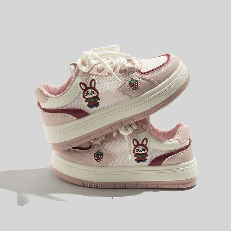 Damen Sneakers mit verspieltem Tierdesign und komfortabler Sohle EB