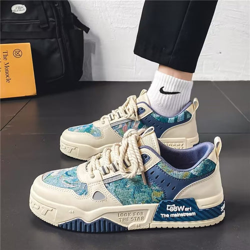 Herren Sneakers mit auffälligem Design und stabiler Sohle EB