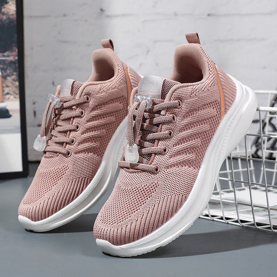Damen Sportliche Laufschuhe mit atmungsaktiver Oberflächenstruktur und innovativem Schnellschnürsystem EB