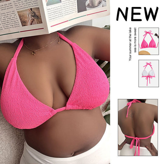 Damen Triangel-Bikinioberteil mit hochwertiger Struktur EB