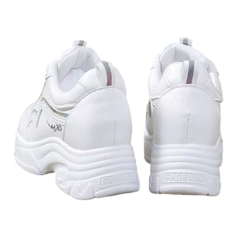Damen Sportliche Sneakers mit hohem Komfort und modischem Plateau-Heel EB