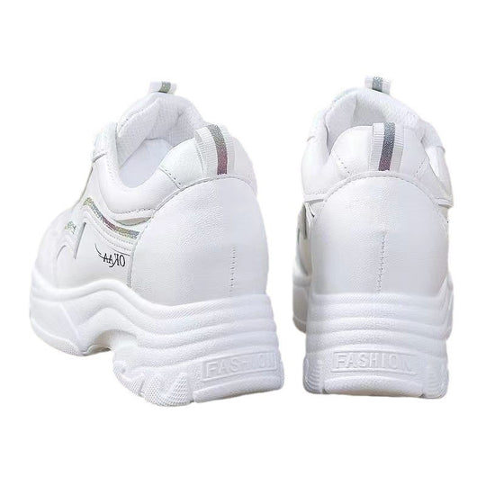 Damen Sportliche Sneakers mit hohem Komfort und modischem Plateau-Heel EB