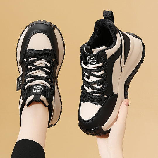 Damen Sportliche Chunky Sneaker mit dämpfender Außensohle EB