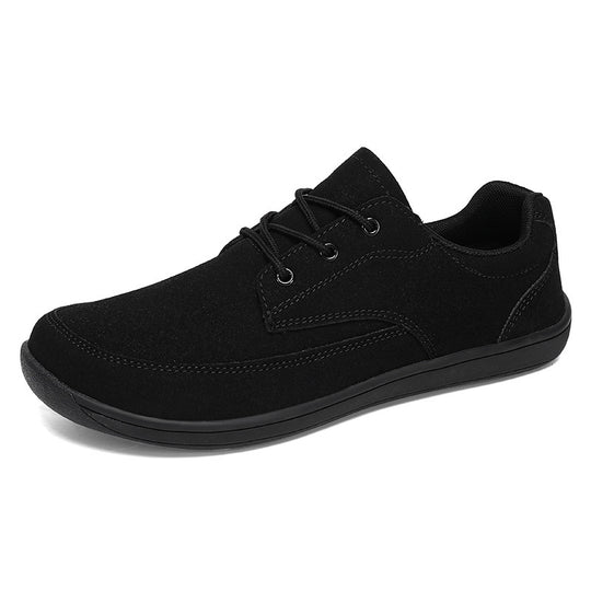 Damen bequeme Sneaker aus weichem Veloursleder mit rutschfester Sohle EB