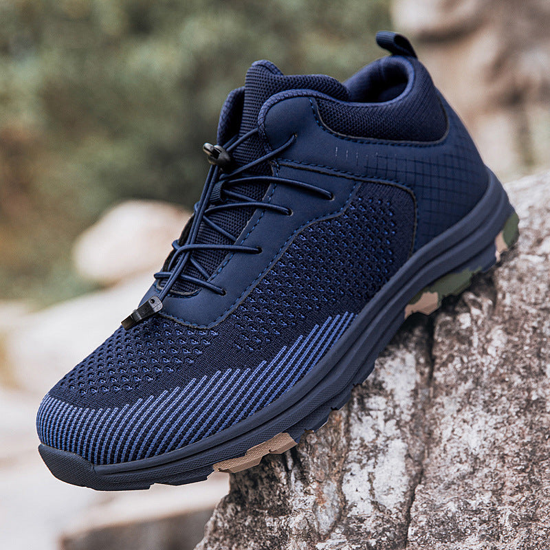 Herren Atmungsaktive Trail-Schuhe mit flexiblem Schnürsystem EB