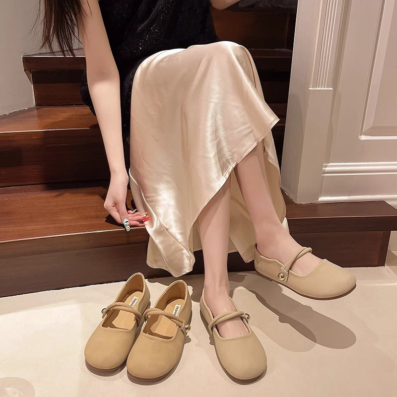 Damen Ballerinas mit elegantem Riemchen und komfortabler Sohle EB