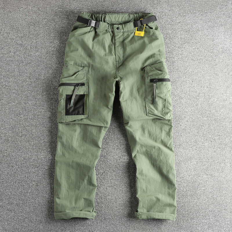 Herren Cargo-Hose mit multifunktionalen Taschen und verstellbarem Bund EB