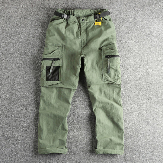 Herren Cargo-Hose mit multifunktionalen Taschen und verstellbarem Bund EB