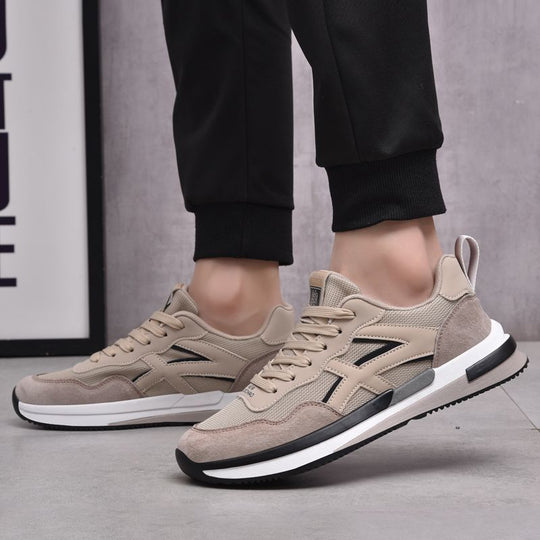 Herren Sportliche Sneakers mit stoßdämpfendem Design und atmungsaktivem Obermaterial EB