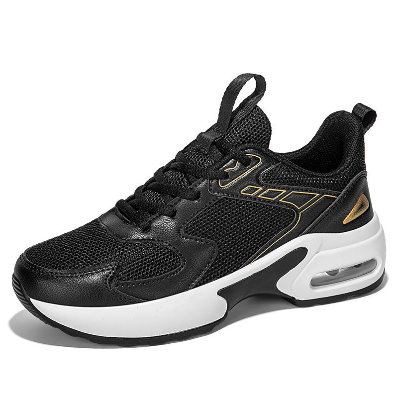Damen Sportliche Air-Cushion Sneakers mit atmungsaktiver Mesh-Oberfläche EB