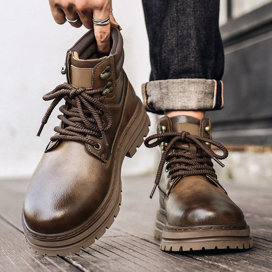 Damen Robuste Schnürboots mit rutschfester Profilsohle und isolierendem Innenfutter EB