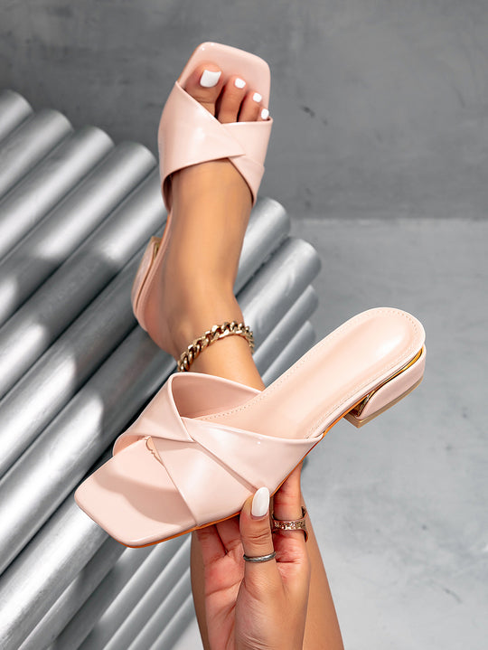 Damen Modische Riemchensandalen mit elegantem Blockabsatz EB