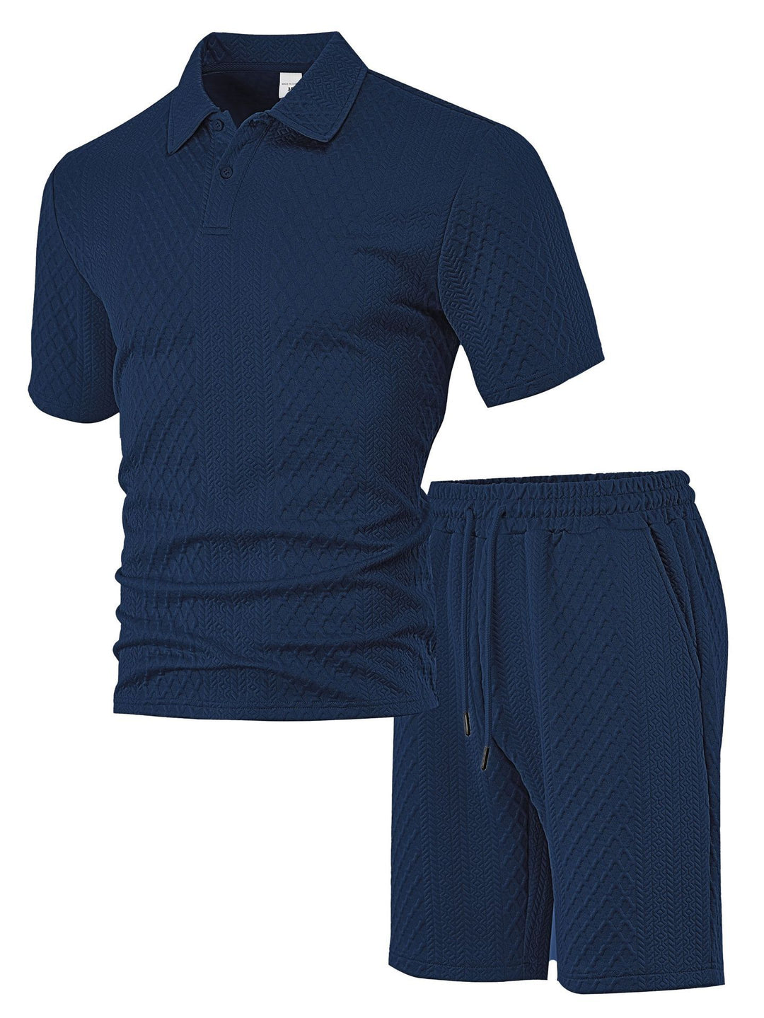 Damen lässiges Polo-Set mit Shorts EB