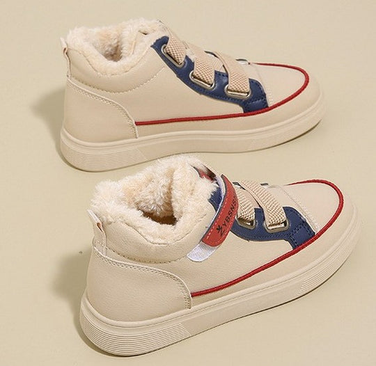 Damen Winterliche Sneaker mit weichem Fleece-Futter und rutschfester Sohle EB