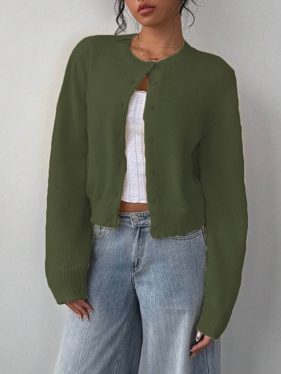 Damen Strickjacke im Oversized-Stil EB