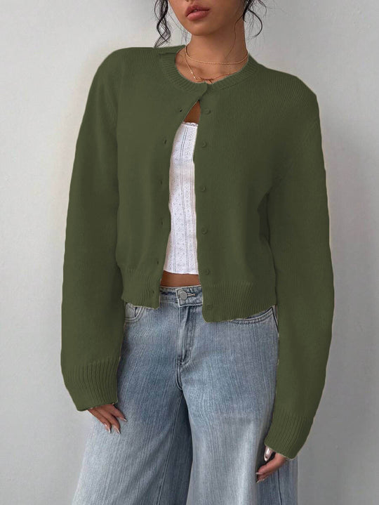Damen Strickjacke im Oversized-Stil EB