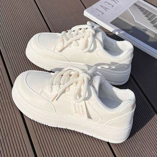 Damen Sneakers mit Plattform und atmungsaktivem Obermaterial EB