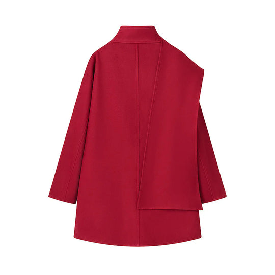 Damen Modische Übergangsjacke mit asymmetrischem Schnitt EB