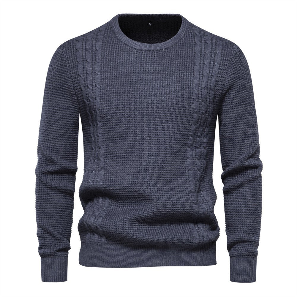 Herren Strickpullover mit modernem Strukturdesign EB