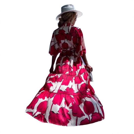 Damen eleganter Kimono mit floralem Design EB