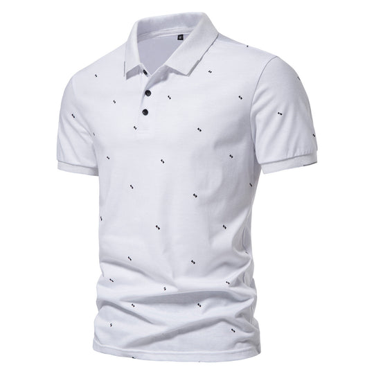 Herren Polohemd mit feinem Muster EB