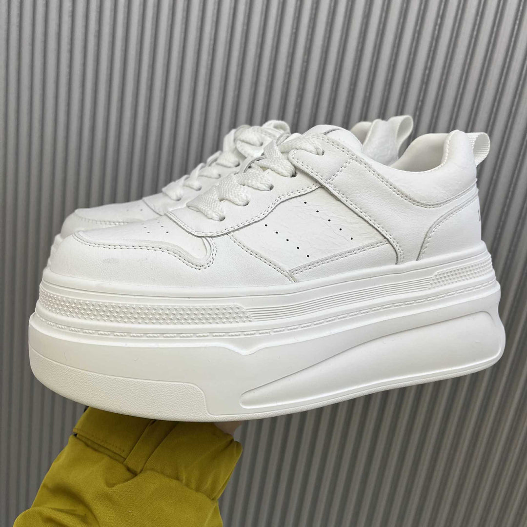 Damen Plattform Sneakers mit modernem Design und atmungsaktiver Netzstruktur EB