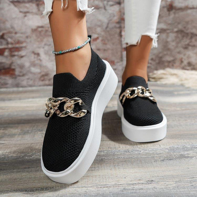 Atmungsaktive Plattformschuhe EB