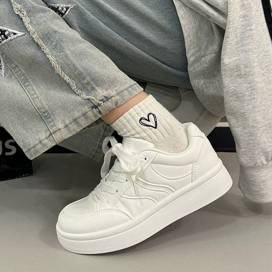 Damen Sportliche Sneakers mit anatomisch geformter Sohle und atmungsaktivem Obermaterial EB