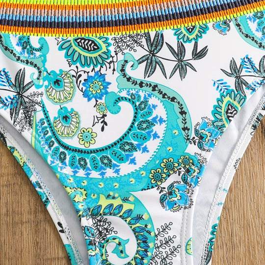 Damen Bikini-Set mit modischem Ethno-Design EB
