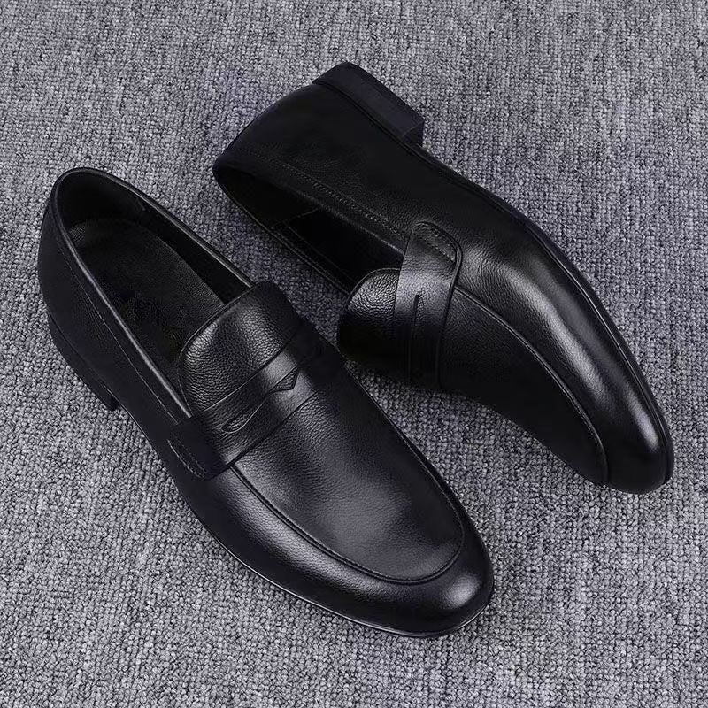 Damen Elegante Leder Mokassins mit bequemer Innensohle EB