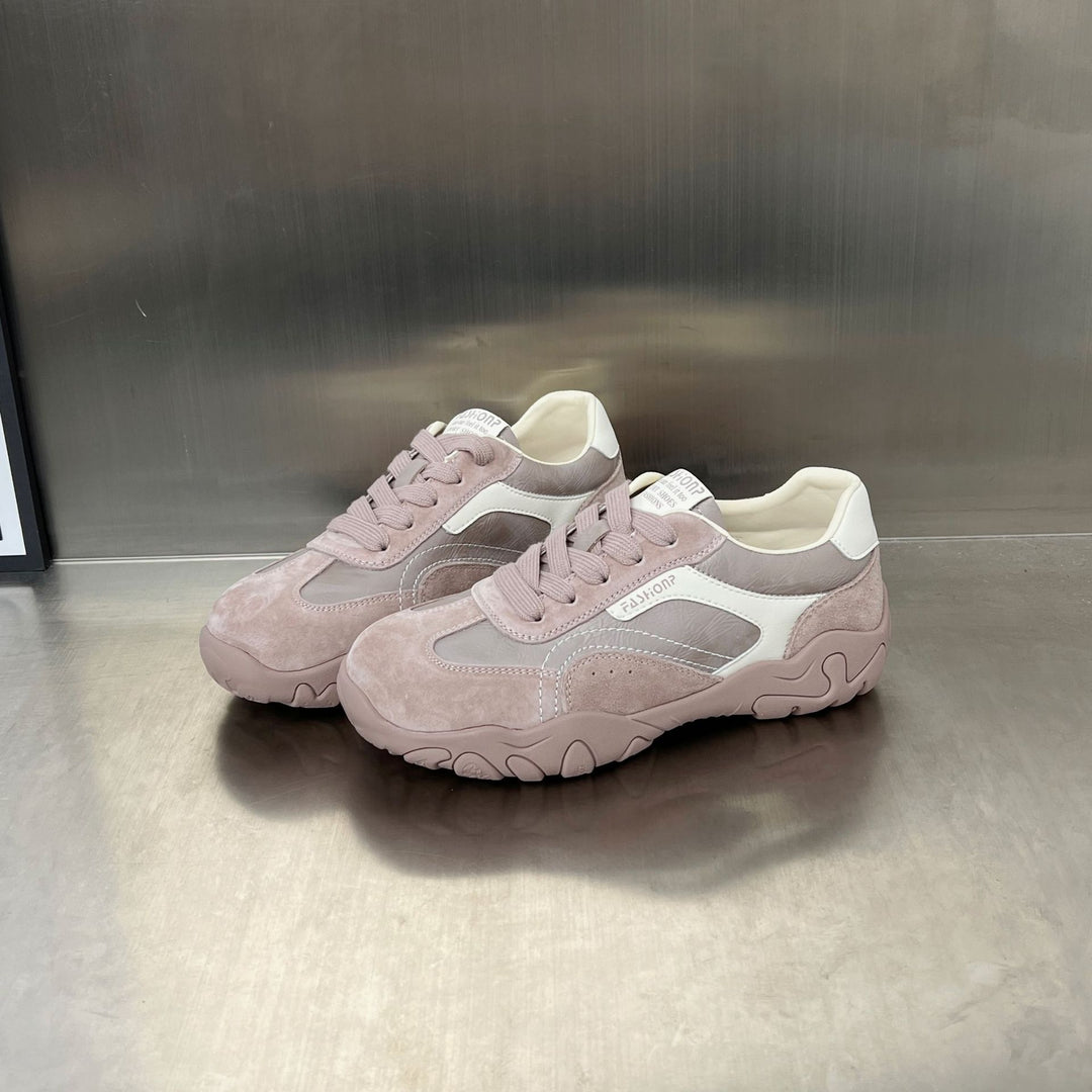 Damen modische Sneakers mit atmungsaktiver Obermaterialkombination und stabiler Laufsohle EB