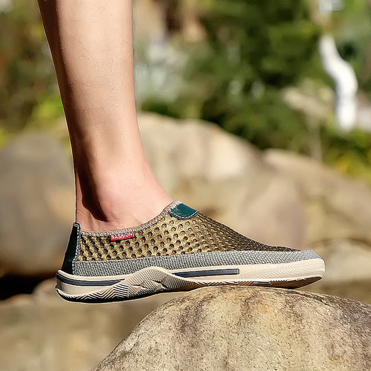 Damen Aerodynamische Slip-On Freizeitschuhe mit atmungsaktivem Material EB